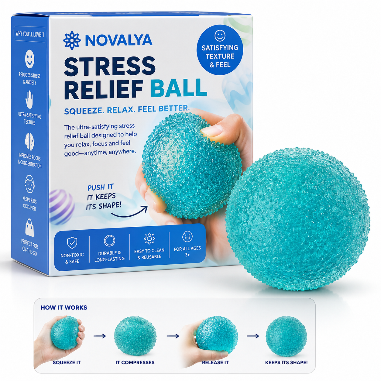 The Official Novalya Stress Relief Ball...